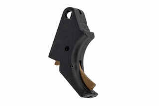 Apex Tactical SD Polymer Action Enhancement Trigger features a flat dark earth safety